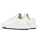 Hank Low OG Sole Toe Cap Canvas Sneaker - White