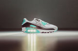 Air Max 90 - White/Particle Grey/Hypher Turq/Black