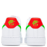 Women's Air Force 1 '07 - White/Laser Crimson/Green Strike