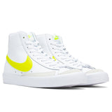 Women's Blazer Mid '77 - White/Lemon Venom/Pure Platinum/Fossil