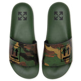 Double Arrow Slider - Military Green