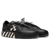 Low Vulcanized Leather - Black/White