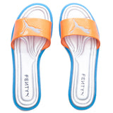 Puma x Fenty Women's Slide Chic - Rickie Orange/Racing Blue