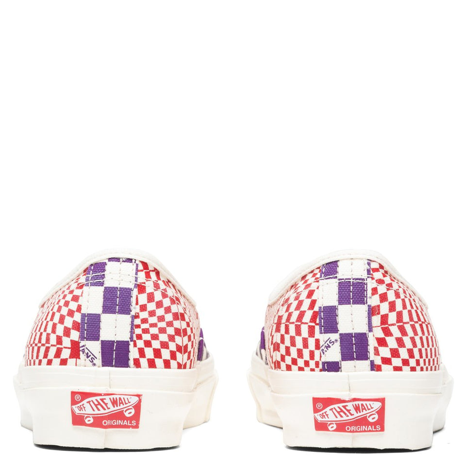 OG Authentic LX - Logo Check/Violet Indigo/Racing Red