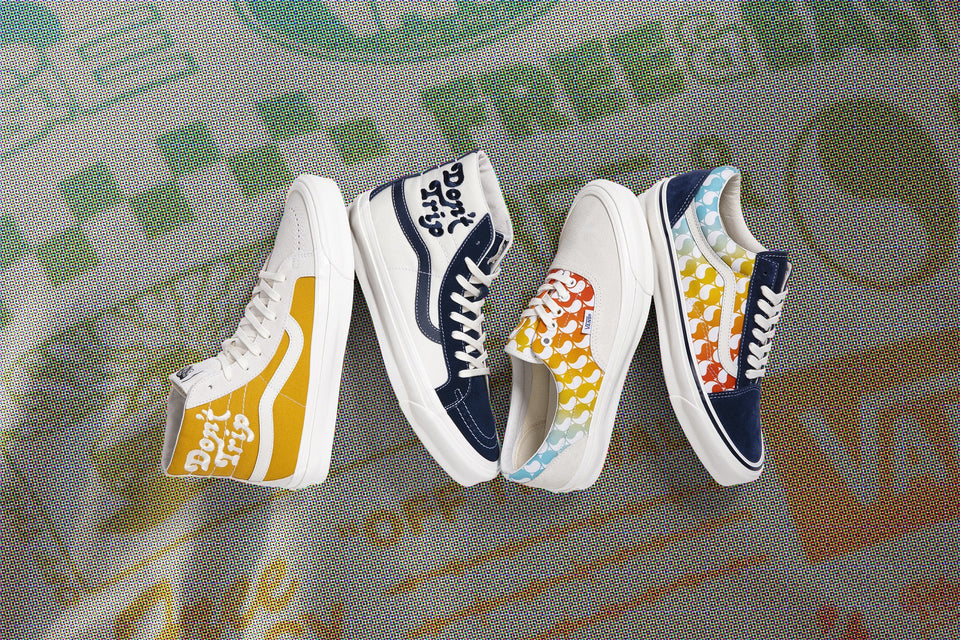 Vans Vault x Free & Easy OG Sk8-Hi LX - Mango Mojito/Marshmallow