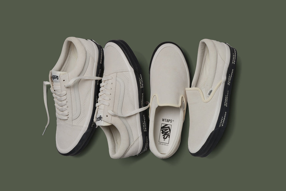 Vans Vault x WTAPS OG Classic Slip-- GPS/White