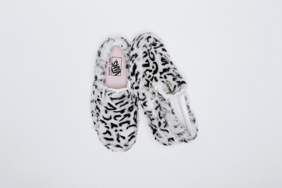 Vans x Sandy Liang Women's Classic Slip On Platform - Paws/True White